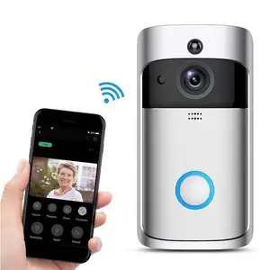 Умный дверной звонок M3 V5 от Tuya 2022 с Wi-Fi, звонок для квартиры, видеокамера, дверной звонок, беспроводная камера ночного видения, домофон