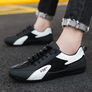 New fashionable <b>canvas</b> shoes - cute shoes with low heel and soft sole. Men's casual shoes with leather surface. Comfortable for - Product Image 5
