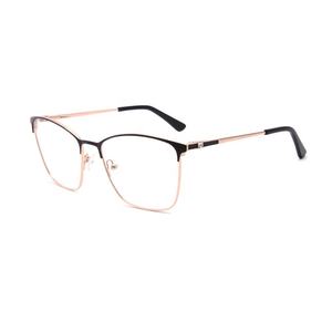 2023ヴィンテージフルリムメタルスペクタクル女性用高級光学アクリルスクエアダイヤモンドカスタマイズ可能リーディンググラスブラックゴールドオーバル - Product Image 6