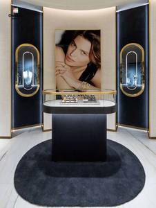 ตู้โชว์เครื่องประดับแก้ว LED สุดหรู |   ตู้โชว์เครื่องประดับสั่งทำพิเศษ |   โซลูชั่นร้านค้าครบวงจรสำหรับร้านค้าและซุ้มขายของ ออกแบบร้านขายเครื่องประดับ - Product Image 3