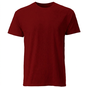 เสื้อยืดคอกลมแขนสั้นผู้ชาย ผ้าฝ้าย 100% 120 กรัม ระบายอากาศได้ดี เป็นมิตรกับสิ่งแวดล้อม ป้องกันรอยยับ ป้องกันการเป็นขุย ป้องกันการหดตัว รับสั่งทำ - Product Image 1