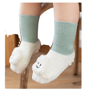 Chaussettes antidérapantes pour bébé printemps-été, 25 paires, avec colle ponctuelle, motif animal de dessin animé 3D, chaussettes de trampoline pour tout-petits, chaussettes courtes en coton - Product Image 2