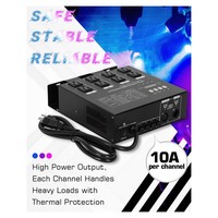 Pack de gradateurs DMX PKnight DMX512 4 canaux 8A/6A avec contrôle d'éclairage pour scène, mariage et événements (garantie 1 an)