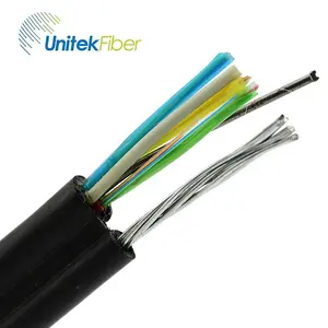 Câble d'équipement à fibre optique GYTC8S de haute qualité câble à fibre adss ruban en acier blindé figure 8 câble à fibre optique 2-288cores