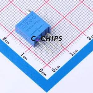 ตัวต้านทานปรับ RJR24FW103R ได้/ตัวต้านทานโพเทนชิโอมิเตอร์ SIP-3P ตัวต้านทาน9.5x4.8มม. 10kOhm 10% 500mW 100ppm/ ℃ - Product Image 1