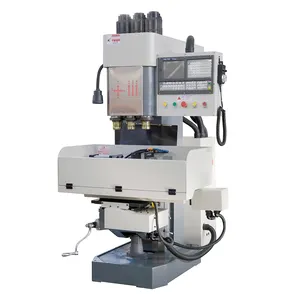 25-50 MM Radial Drilling Machine Triple Heads Computerised Servo Vertical Drilling Tapping 3 Spindle Machine For Door Handles