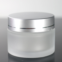 Prix usine 5g 15g 30g 50g 100g 200g cosmétiques couvercle en or pot en verre crème pour le visage crème pour les yeux pot en verre avec couvercle en or