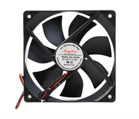Ventilador Axial de CC de 12V 24V 48V, 120x120x38 92x92x25 80x80x25, 2/3/4 Cables, 4 Pines, Reversible, Alta Velocidad, con Dos Rodamientos de Bolas para Caja de PC
