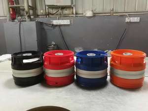 輸出品質ビール醸造卸売印刷自家製ミニステンレス鋼ビール樽閉鎖とタップ5リットルミニ樽 - Product Image 5