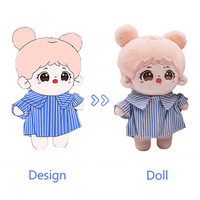 Muñeca de felpa de Diseño variable de alta calidad, personalizada, según su idea de diseño, en una muñeca real