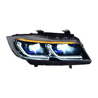 JYGD Phares LED professionnels Plug and Play pour BMW Série 3 E90 05-12, design de signalisation séquentielle moderne, projecteur de feux de route