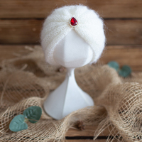 Chapeau de photographie vintage pour nouveau-né, accessoire de photographie pour bébé en tricot, bonnet pour séance photo en studio