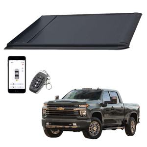 Couverture de benne rétractable électrique en aluminium imperméable pour camion GMC Sierra 1500 <span class=keywords><strong>Silverado</strong></span> <span class=keywords><strong>2021</strong></span>-2023 avec installation sans perçage - Product Image 5