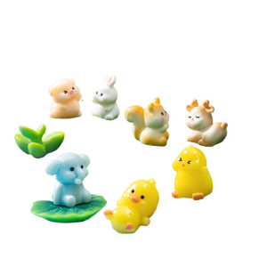 Weijin Moss Micro-paysage Ours, Petit Cochon, <span class=keywords><strong>Lapin</strong></span> Animal Jardin Aménagement Paysager Bricolage Accessoires Décoratifs Mini Bibelot - Product Image 1