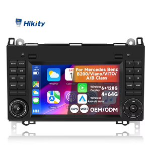 Hikity pour Benz <span class=keywords><strong>B200</strong></span> Viano VITO Classe A W169 Classe B W245 6+128/4+64G 7'' Autoradio CarPlay sans fil Android Auto GPS WIFI/GPS - Product Image 1