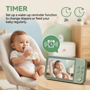 KT562H No <b>WiFi</b> Baby Monitor 5 Inch IPS Screen 720P HD Wireless Video Baby <b>Camera</b> with PTZ 5000mAh Battery Hacker-Proof - Product Image 4