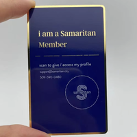 Tarjetas de Visita Metálicas Personalizadas para Grabado Láser, en Plata, Negro y Oro, con Código de Membresía, Nombre y Detalles de Visita