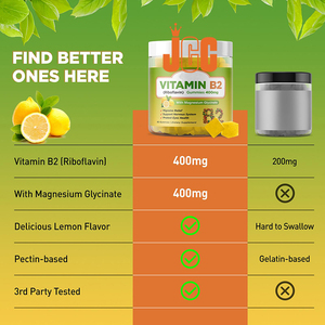 <strong>Herbal</strong> <strong>Supplements</strong> Vitamin B2 Gummies With Magnesium Glycinate Protect Eye Vitamin Riboflavin Gummies <strong>for</strong> <strong>Men</strong> Women B2 Gummies - Product Image 4