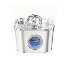 <span class=keywords><strong>Bebedero</strong></span> para <span class=keywords><strong>Gatos</strong></span> y Perros de Acero Inoxidable de 2.2L con Boquilla en Forma de <span class=keywords><strong>Flor</strong></span>, Multiciclo, Ultrasilencioso - Product Image 5