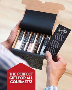 Gurme Tuzlar Kadınlar Sevgililer Günü Hediyeleri 5 Benzersiz Tuzlar Çorap Dolguları Yemek Pişirme Baharatları Hediye Seti - Product Image 4