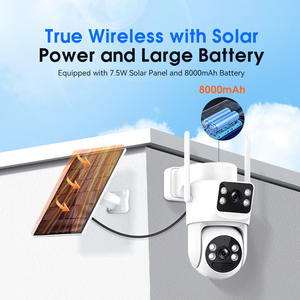 4MP Zwei-Wege-Audio CCTV-Kamera Solar V423A WLAN <span class=keywords><strong>IP</strong></span>-Kamera Intelligente Outdoor-Sicherheit 4G-Kamerasystem PTZ Dual-Linsen Netzwerkkamera - Product Image 5
