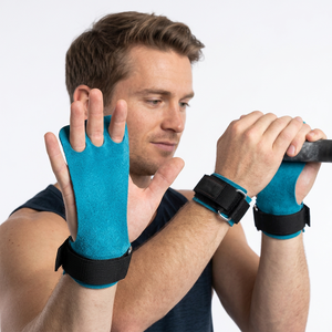 Poignées de main en cuir sans doigts, légères, antidérapantes, avec logo personnalisé, pour entraînement, gymnastique et musculation - Product Image 1