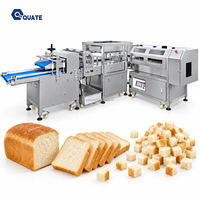 Équipement de découpe de pain en paine entière pour usine alimentaire, production de croutons, machine automatique de découpe et de dés de pain