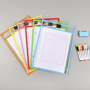 Carpeta Vertical Transparente, Portátil y Reutilizable Multicolor para Educación Temprana - Product Image 2