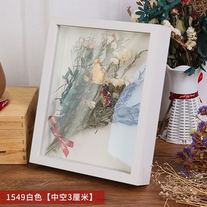 Support de table A4 A3 blanc 3d creux profond Art cadre <span class=keywords><strong>photo</strong></span> boîte fleurs séchées feuilles spécimen bois MDF ombre <span class=keywords><strong>photo</strong></span> - Product Image 4