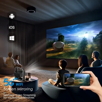 2025 vente chaude Portable 1080P LCD projecteur vidéo LED avec système Android 13 Mini Home cinéma pour la maison et les cadeaux BT5.0