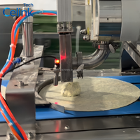 Ligne de production automatique de doner de grande capacité, machine électrique à rouler les pains plats fourrés à la viande, équipement pour kebab