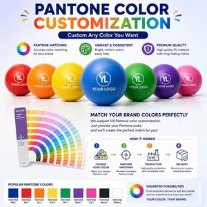 Pelota Antiestrés de Espuma de PU Redonda con Impresión a Color, Personalizable con Logotipo, Regalos Promocionales Duraderos, Reducción de Presión - Product Image 4