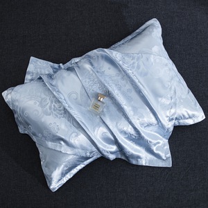 Set Sarung Bantal Sateen Jacquard Mewah Eropa, 2 Buah, Sarung Bantal Standar Lembut dengan Jumlah Benang Tinggi 48x74cm - Product Image 2