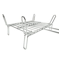 Panier de barbecue surélevé résistant aux hautes températures, panier de cuisson portable avec longue poignée