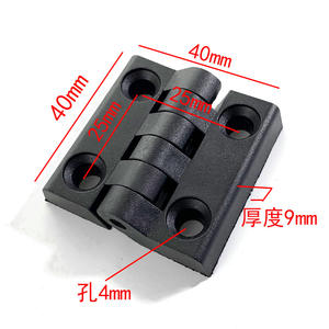 Bisagras de Aleación de Zinc, Bisagras de Plástico y Nailon para Caja Eléctrica, Tamaños 40/50/6 para Gabinetes de Electrónica e Instrumentos - Product Image 5