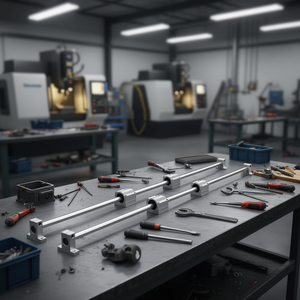 Kit de rails de guidage linéaires SFC20 1200 mm, composants en acier pour machines automatisées, projets CNC DIY, 2 pièces de rails de guidage de 39,4 pouces (1000 mm) - Product Image 2