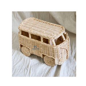 Voiture pour enfants en rotin naturel écologique et durable Jouet pour enfants Voiture pour enfants Jouet en rotin du Vietnam - Product Image 3
