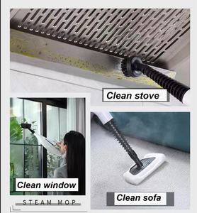 <span class=keywords><strong>Nettoyeur</strong></span> <span class=keywords><strong>vapeur</strong></span> électrique professionnel, serpillière, brosse et désinfectant avec pulvérisation d'eau pour le nettoyage des sols en bois dur et des sols en carrelage - Product Image 6