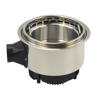 Cuisinière à induction électrique ronde commerciale 800W Shabu Shabu marmite de table chinoise pour restaurants et hôtels