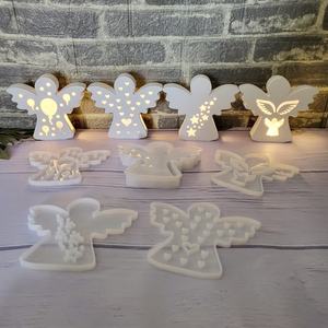 Kingnoo hecho a mano ecológico 3D silicona forma Irregular pastel molde S1217 PC hogar pared arte proyección almacenamiento resina nuevo - Product Image 1