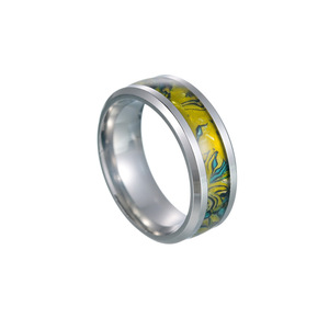 Bagues tendance en acier inoxydable plaqué or/argent multicolores pour hommes – Vente en gros à bas <span class=keywords><strong>prix</strong></span> et de haute qualité - Product Image 4