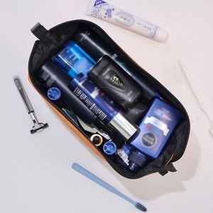 Custom Double Decker Cosmetic <b>Bag</b> Dry-wet Separation Waterproof Toiletry <b>Bag</b> Portable Travel Organizer <b>Pouch</b> <b>for</b> <b>Men</b> - Product Image 6
