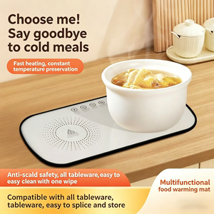 Almohadilla térmica eléctrica portátil de temperatura constante para calentar comida en la mesa del hogar, venta al por mayor - Product Image 4