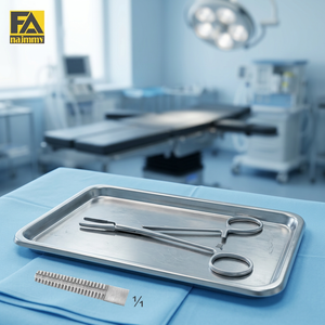 Pinza de menisco dentada quirúrgica médica Guyon pinzas de sujeción de riñón dentadas pinzas hemostáticas de acero inoxidable de 230mm - Product Image 4