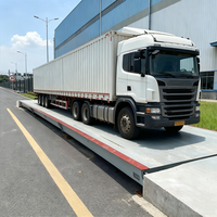 Balances de camions et ponts-bascules à affichage LCD pour les usines de charbon et de matériaux de construction dans les ports et les quais
