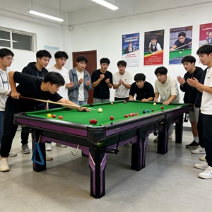 Mesa de Snooker y Billar Profesional de 8/9 pies en Oferta, con Pizarra Negra para Campeonatos Mundiales - Product Image 1