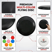 Disco Volador de Alta Calidad para Entrenamiento, con Logotipo Personalizado, Ligero, Resistente, para Deportes al Aire Libre, Juegos de Playa, Verano