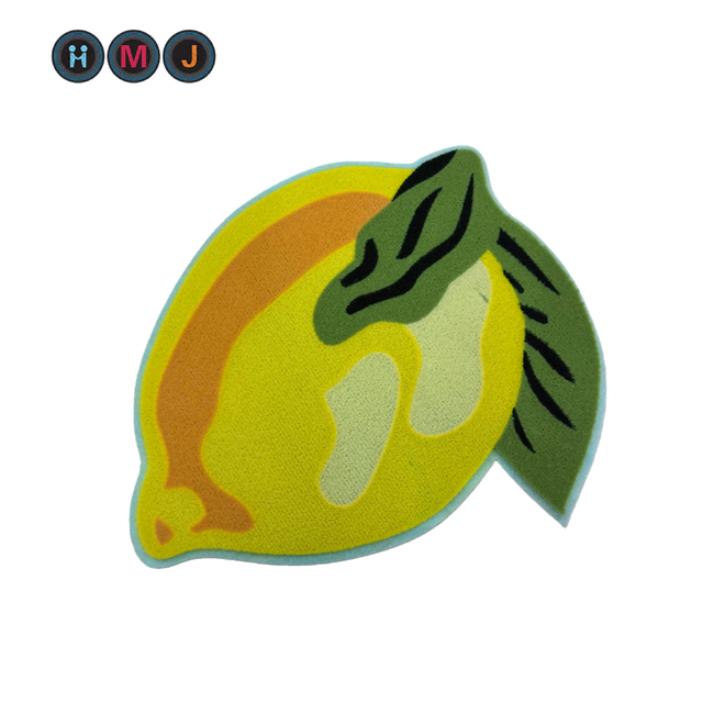 HMJ Custom Embroidery Heat Press Patch for Brand Garments with Stunning Colors Pattern Design from Professional Manufacturer