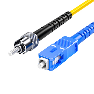 Câble à fibres optiques SAMZHE SC/UPC-ST/UPC, cordon de brassage <span class=keywords><strong>optique</strong></span> monomode, équipement <span class=keywords><strong>optique</strong></span> FTTH, câble monobrin intérieur - Product Image 1