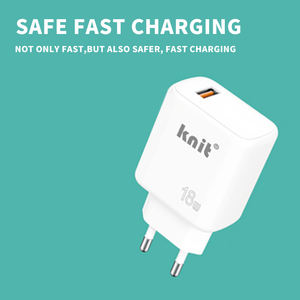 Chargeur rapide USB <span class=keywords><strong>18W</strong></span> PD <span class=keywords><strong>Adaptateur</strong></span> mural universel pour téléphone portable E.U. Câble de données de type C - Product Image 3